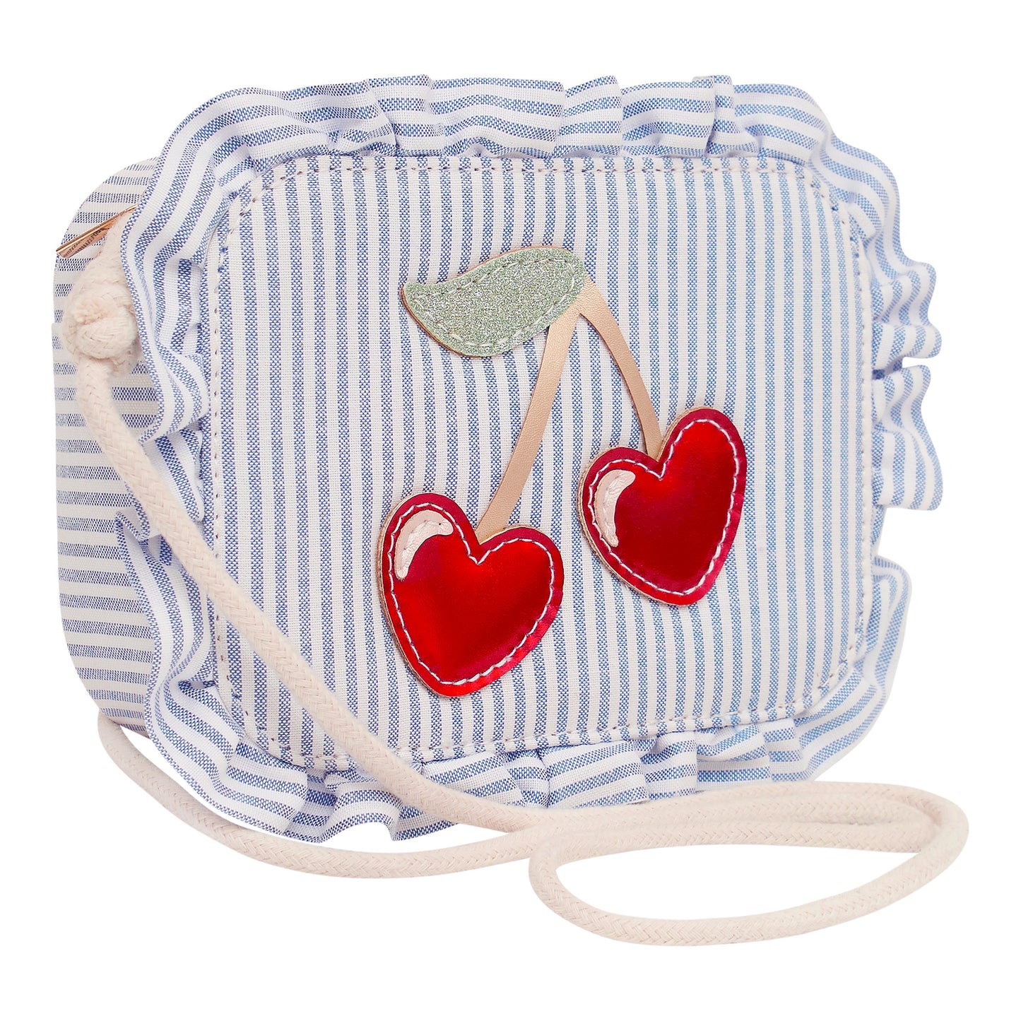 MIMI & LULA STRIPED CHERRY BAG