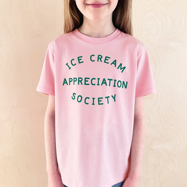Ice Cream Appreciation Society - Kid's T-Shirt - Strawberry