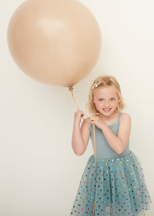 Bob & Blossom Turquoise Spot Dress