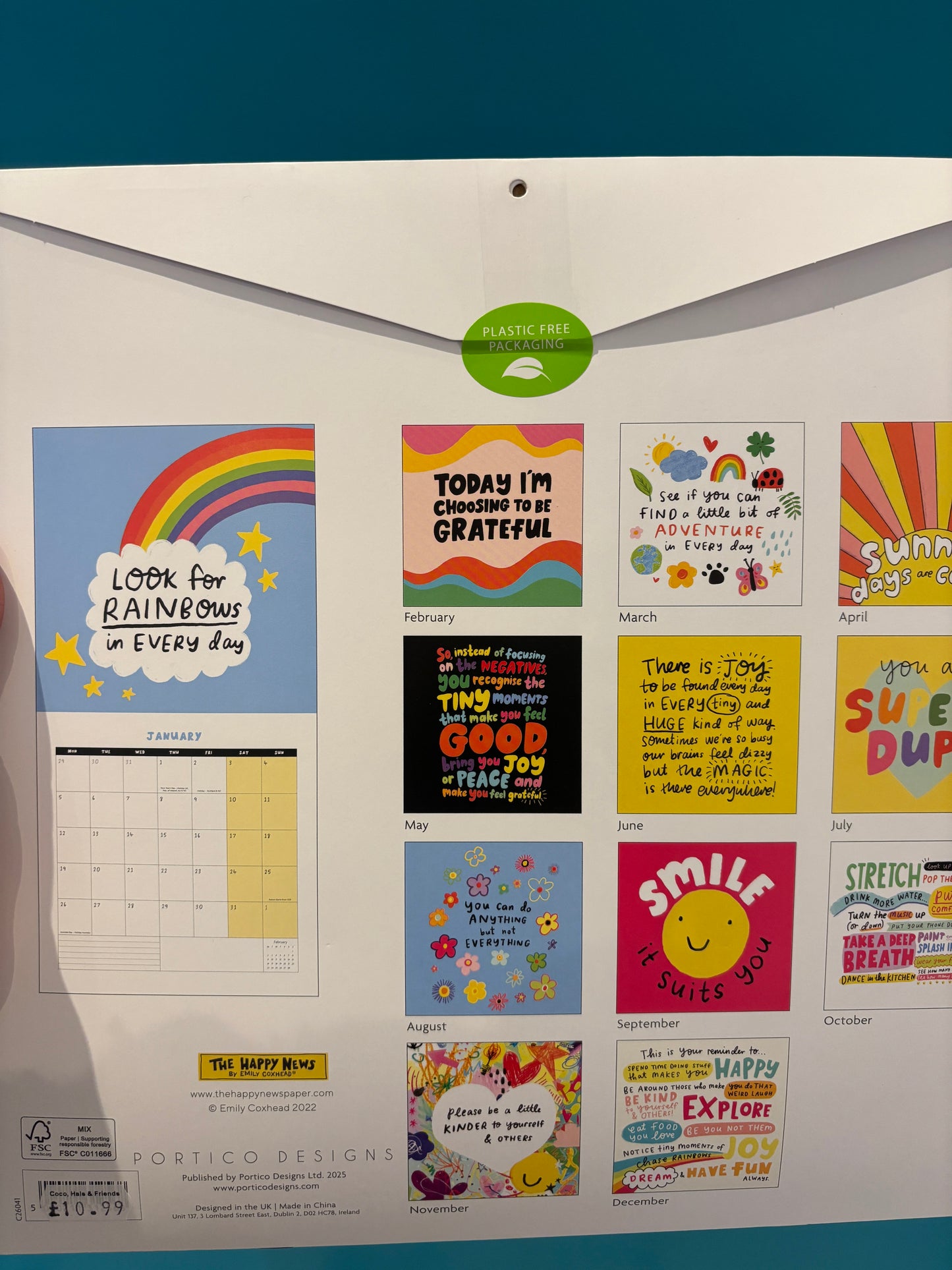 The Happy News 2026 square Calendar