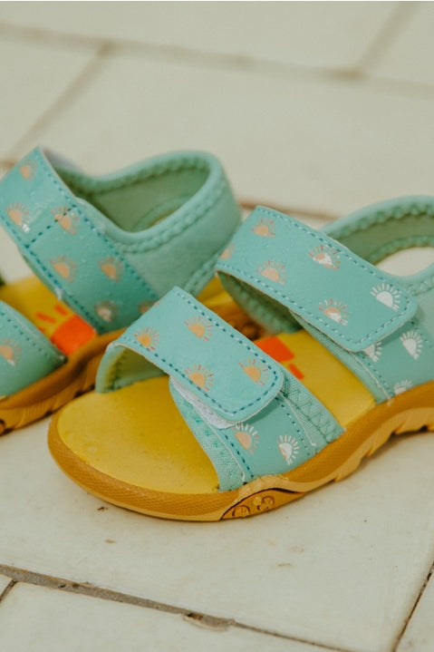 Grass & Air Kids Pistachio Colour Changing Sandals