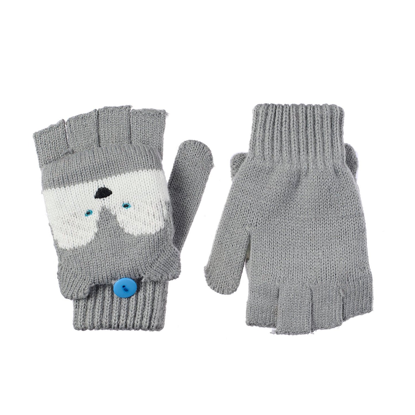 Rockahula: Husky Dog Knitted Gloves 3-6 Years