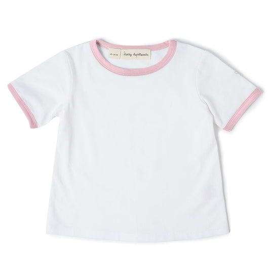 Dotty Dungarees: The Jack Tee - Pink
