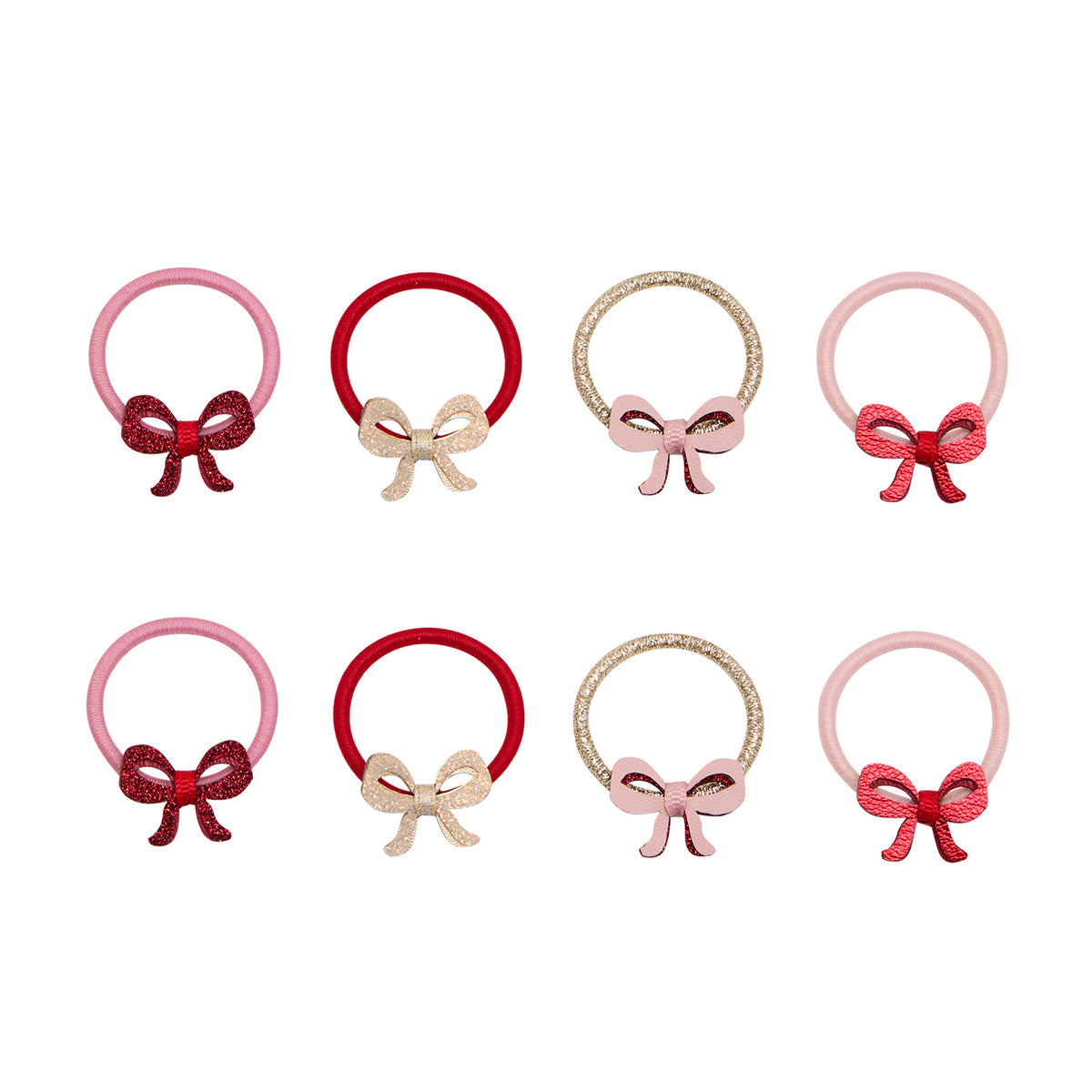 Mimi And Lula:CUTESY BOW MINI HAIR TIES