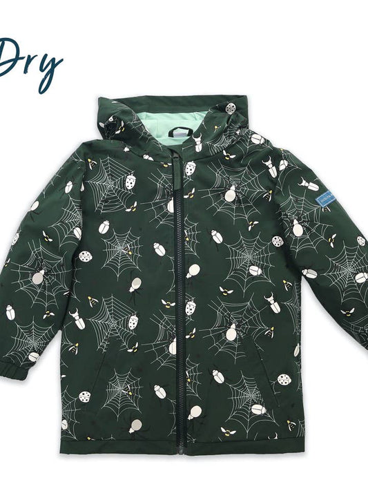Holly & Beau: Green Bugs Colour Changing Raincoat