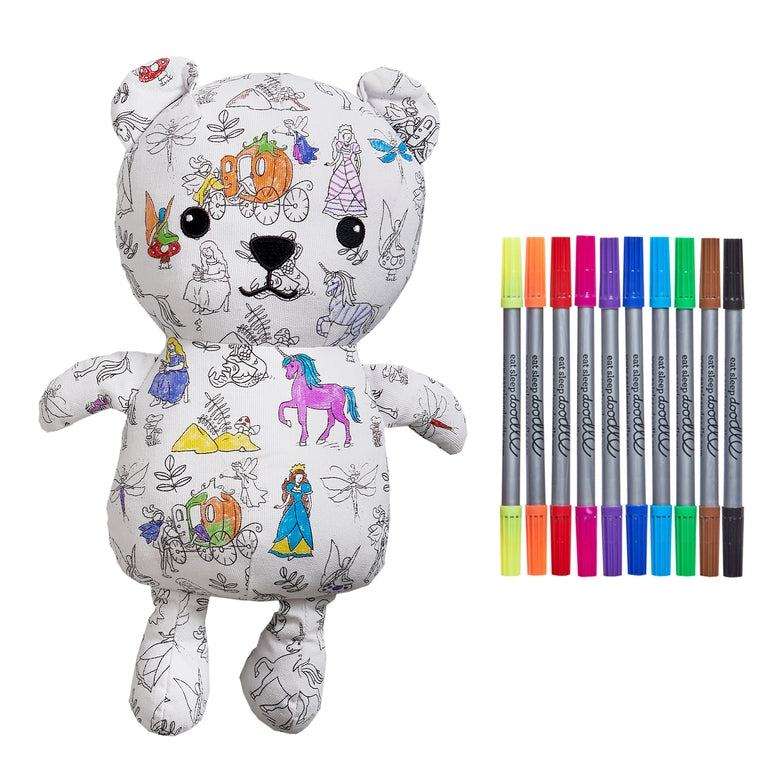 Eat Sleep Doodle Colour-in fairytale Artie Bear