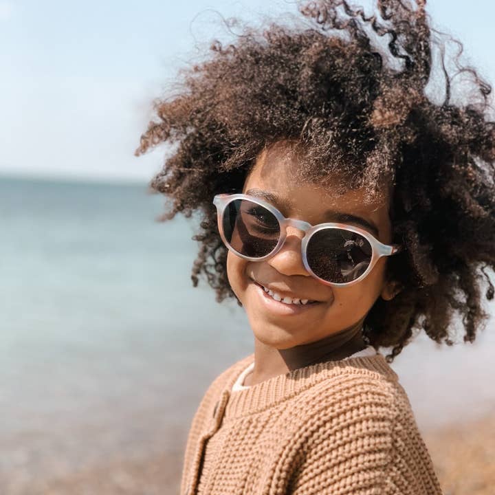 Leosun Kids Polarized Sunglasses 5+ Years: Easton - Faded Rainbow