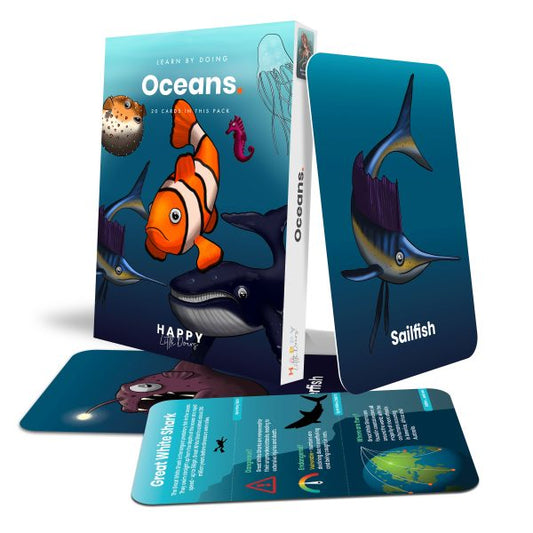 Happy Little Doers Oceans Activity Flashcards