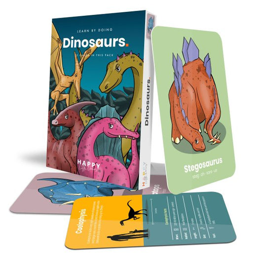 Happy Little Doers Dinosaur Activity Flashcards