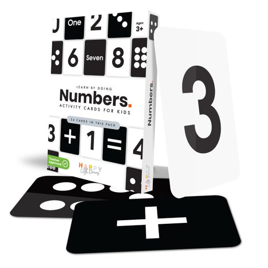 Happy Little Doers Number Activity Flashcard
