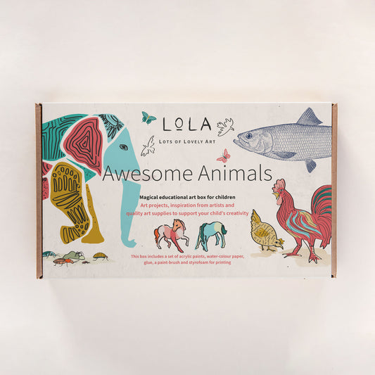 LOLA Awesome Animals Design & printed materials