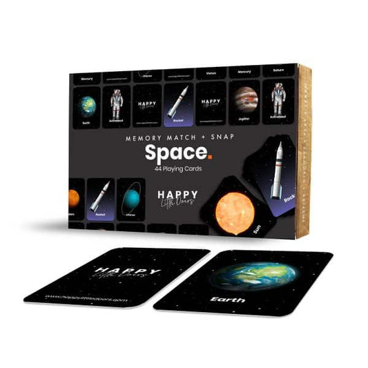 Happy Little Doers Space Memory Match Game