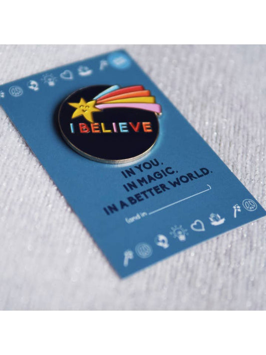 Boss Babs - I BELIEVE - Enamel Pin Badge